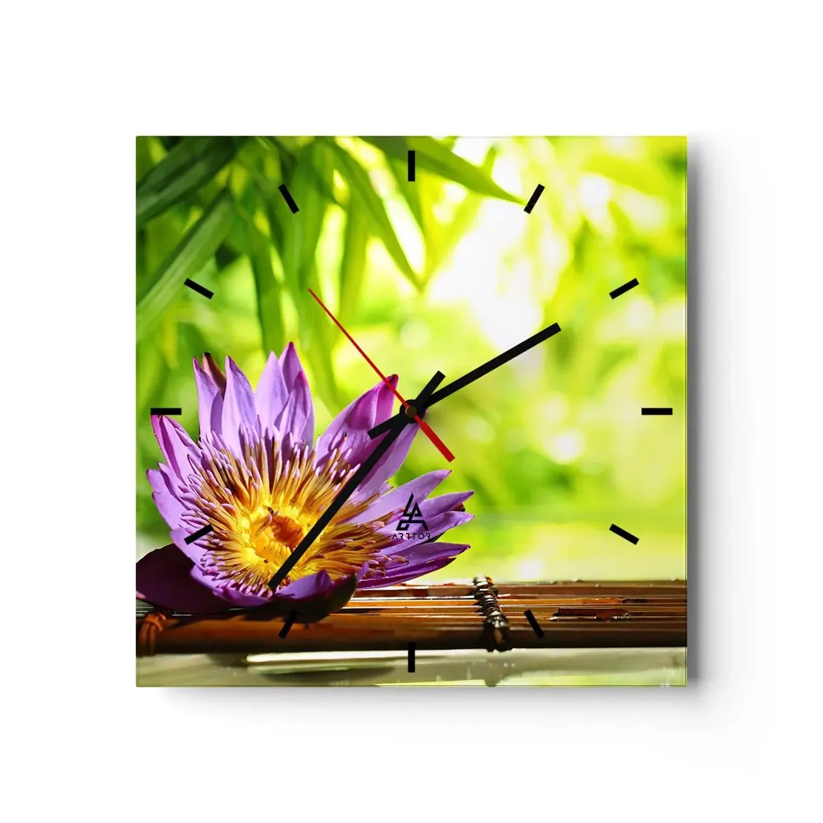 Nástenné hodiny - Na ázijskom slnku - 30x30 cm