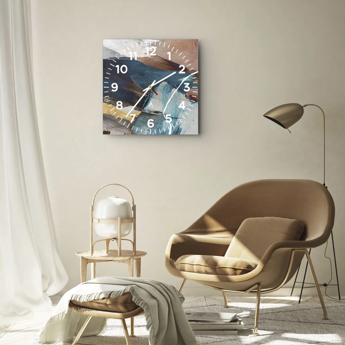 Nástenné hodiny - Na plno a s energiou - 40x40 cm