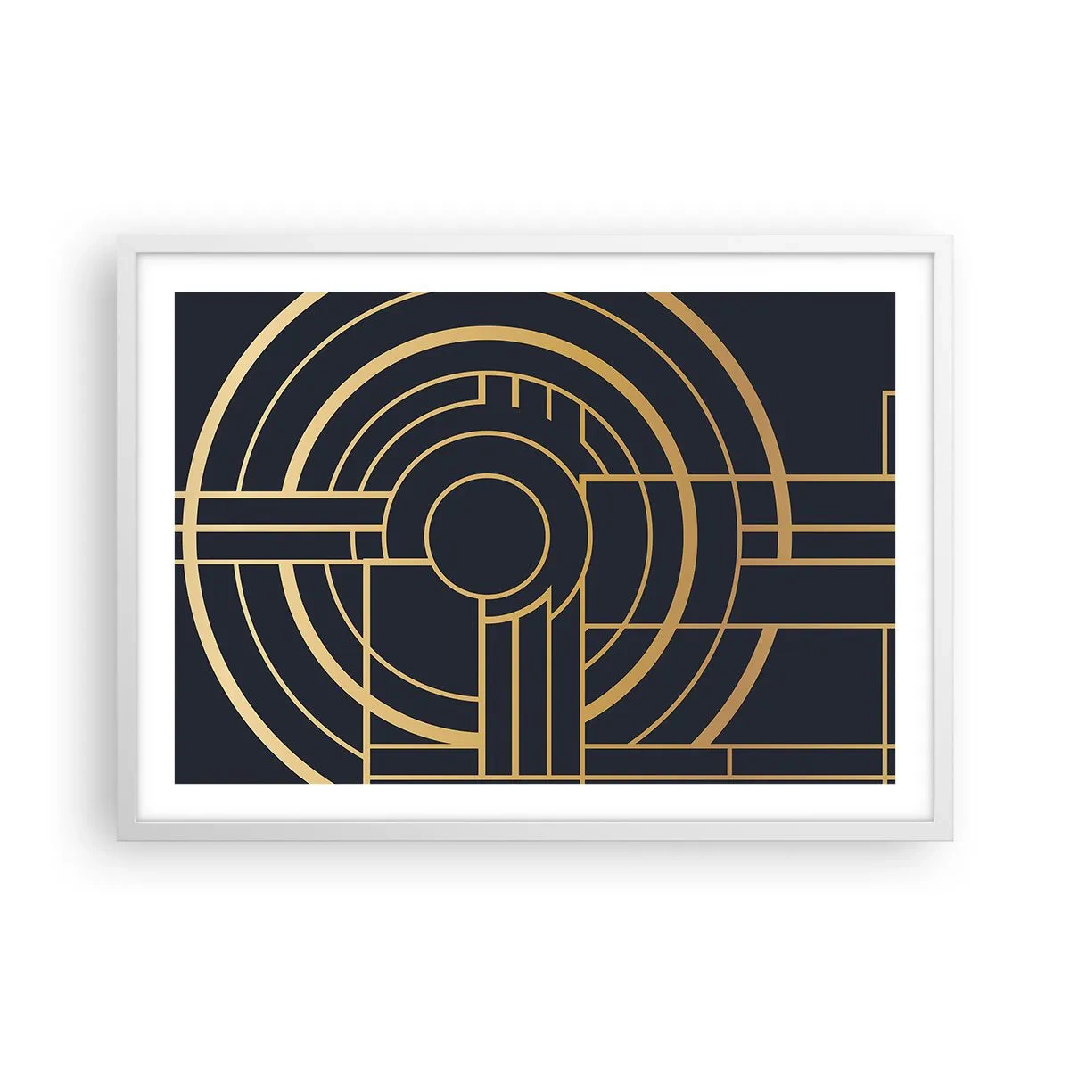 Plagát v bielom ráme - Obraty udalosti - 70x50 cm