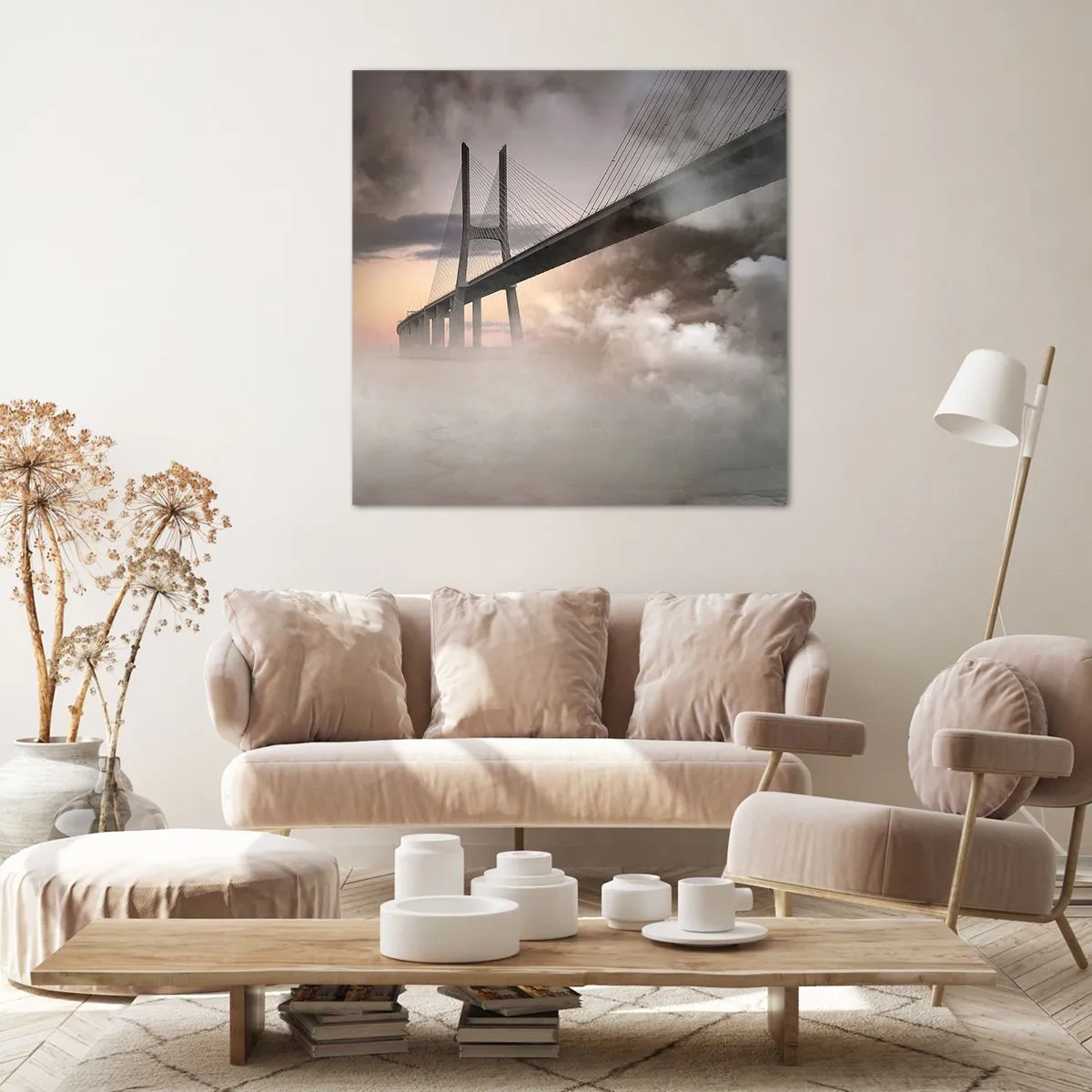 Obraz na plátne - Pri rieke, ktorá nie je - 70x70 cm