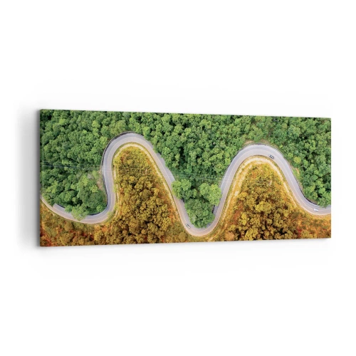 Obraz na plátne - Hranice a prelomy - 120x50 cm