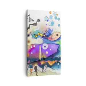 Obraz na plátne - Niet slov! - 45x80 cm