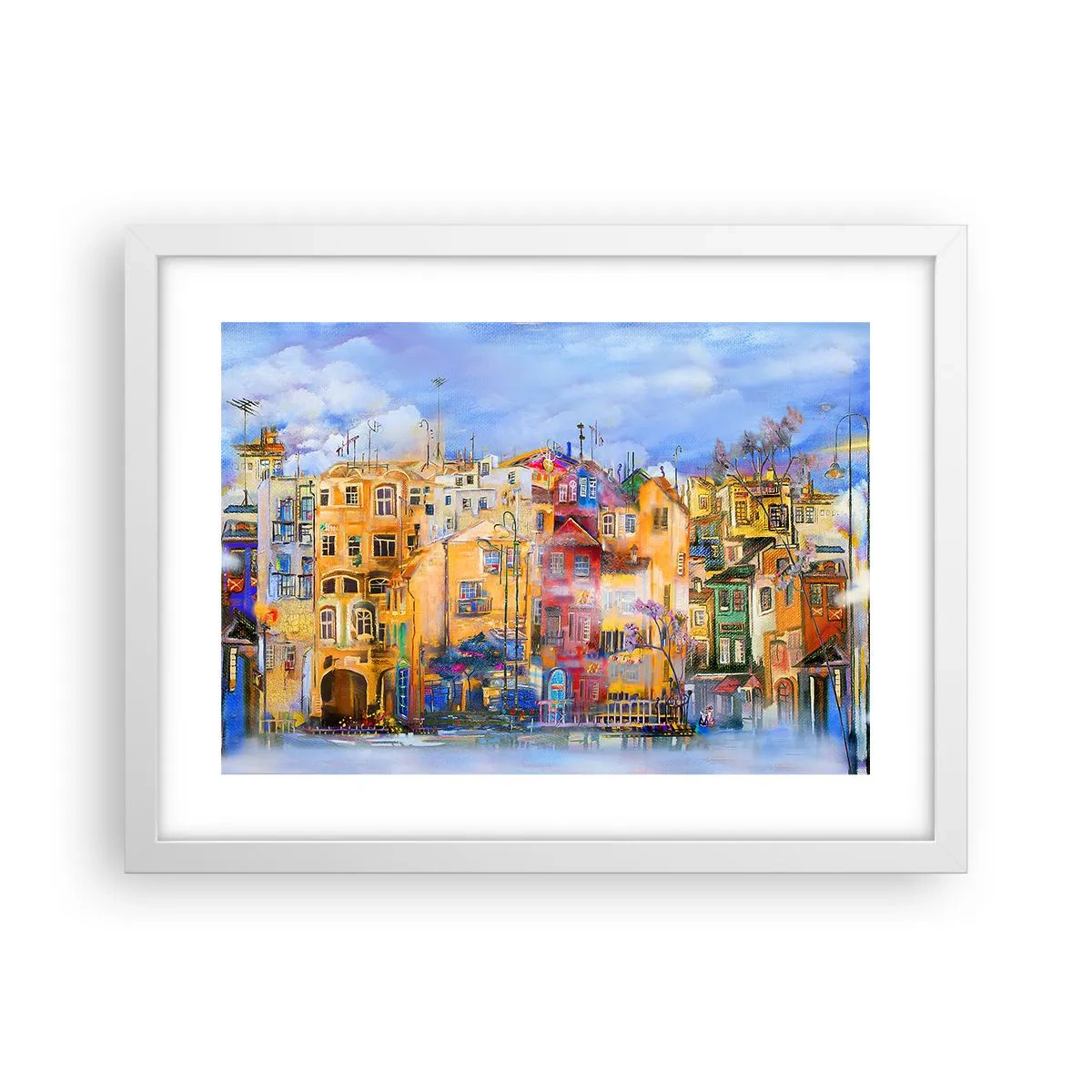 Plagát v bielom ráme - Sme spolu - 40x30 cm