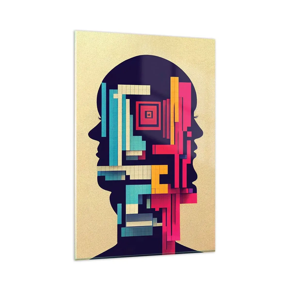 Obraz na skle - Nové väzby - 80x120 cm