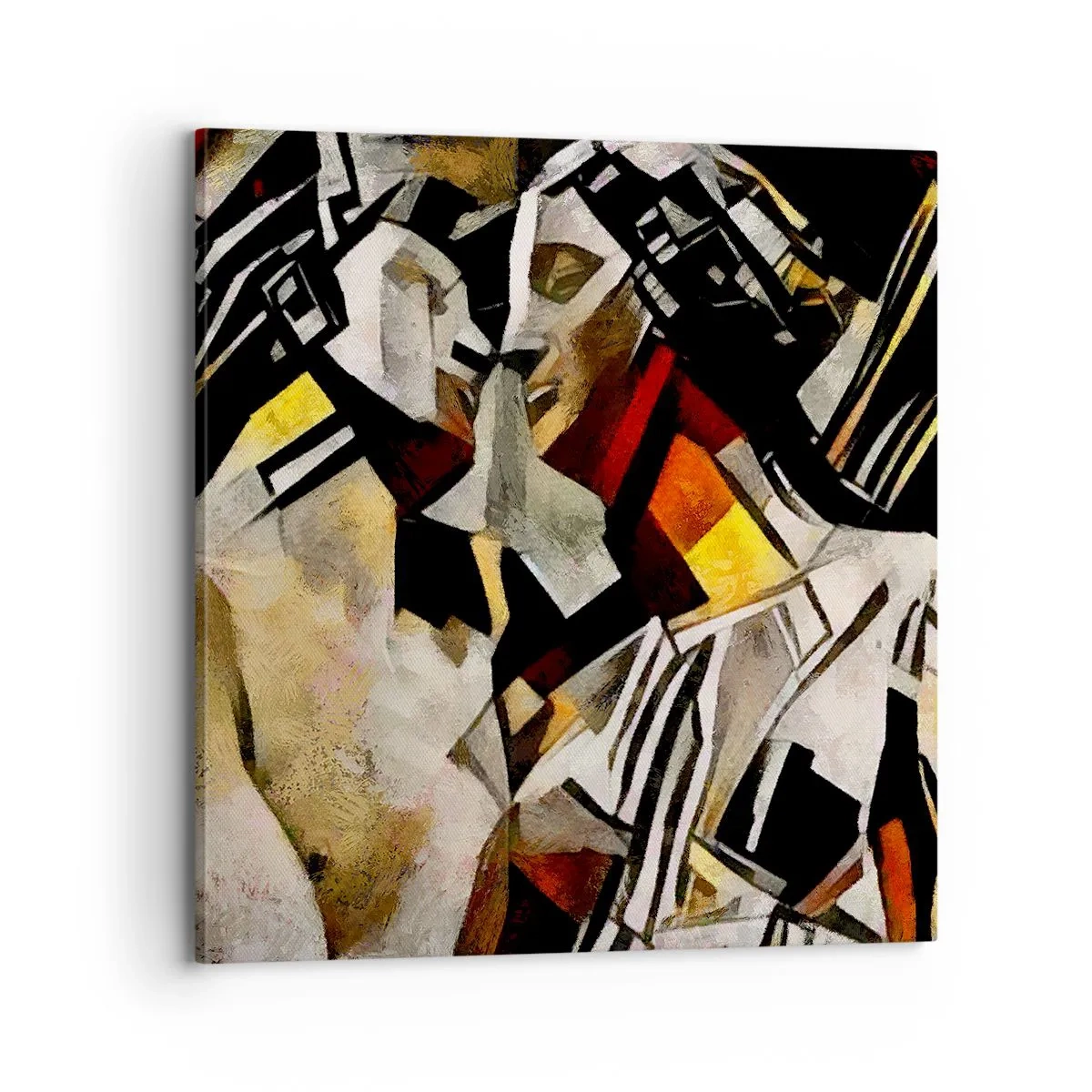 Obraz na plátne - Sošný bozk - 70x70 cm