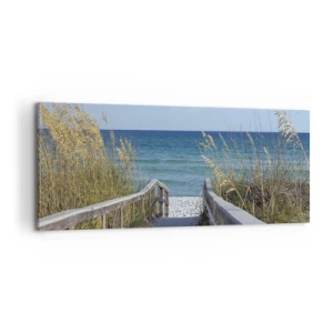 Obraz na plátne - Na slnku, vo vetre - 100x40 cm