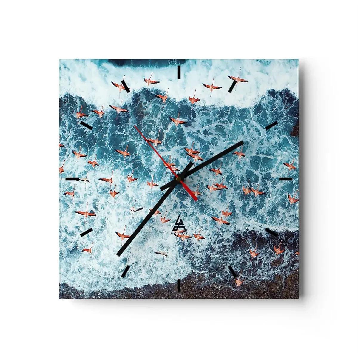 Nástenné hodiny - Prímorský sprievod - 30x30 cm
