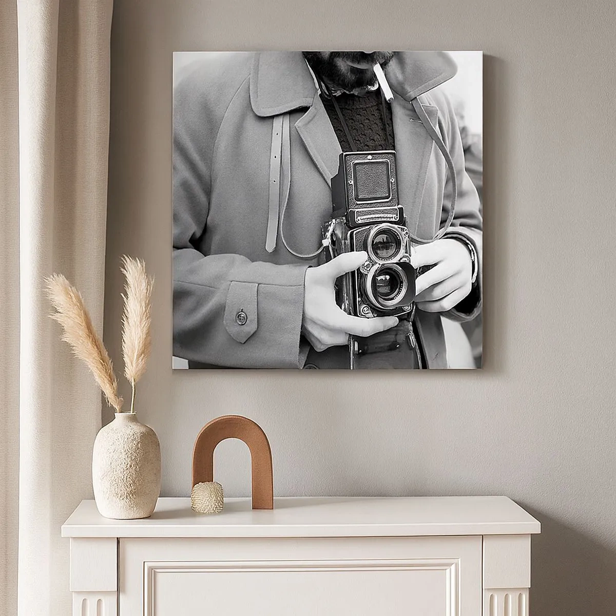 Obraz na plátne - V retro štýle - 30x30 cm