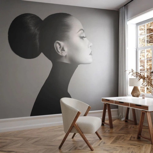 Fototapeta Premium Sand - Moderná Nefertiti - Žena, Účes, Model - 100x70 cm