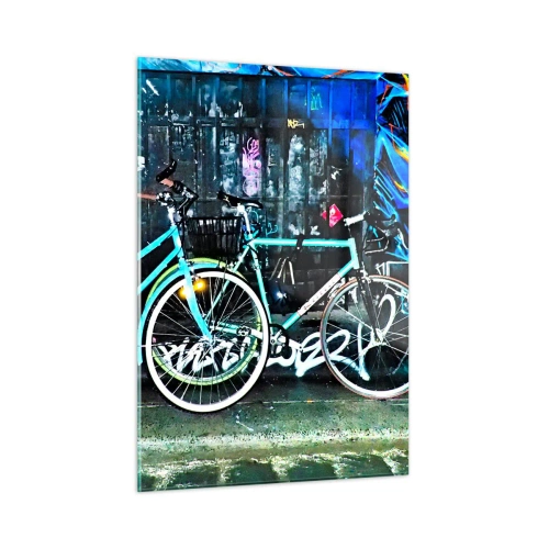 Obraz na skle - Mesto volá - 50x70 cm