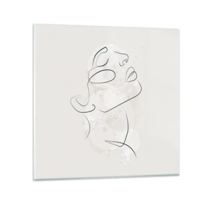 Obraz na skle - Náčrt sna - 50x50 cm