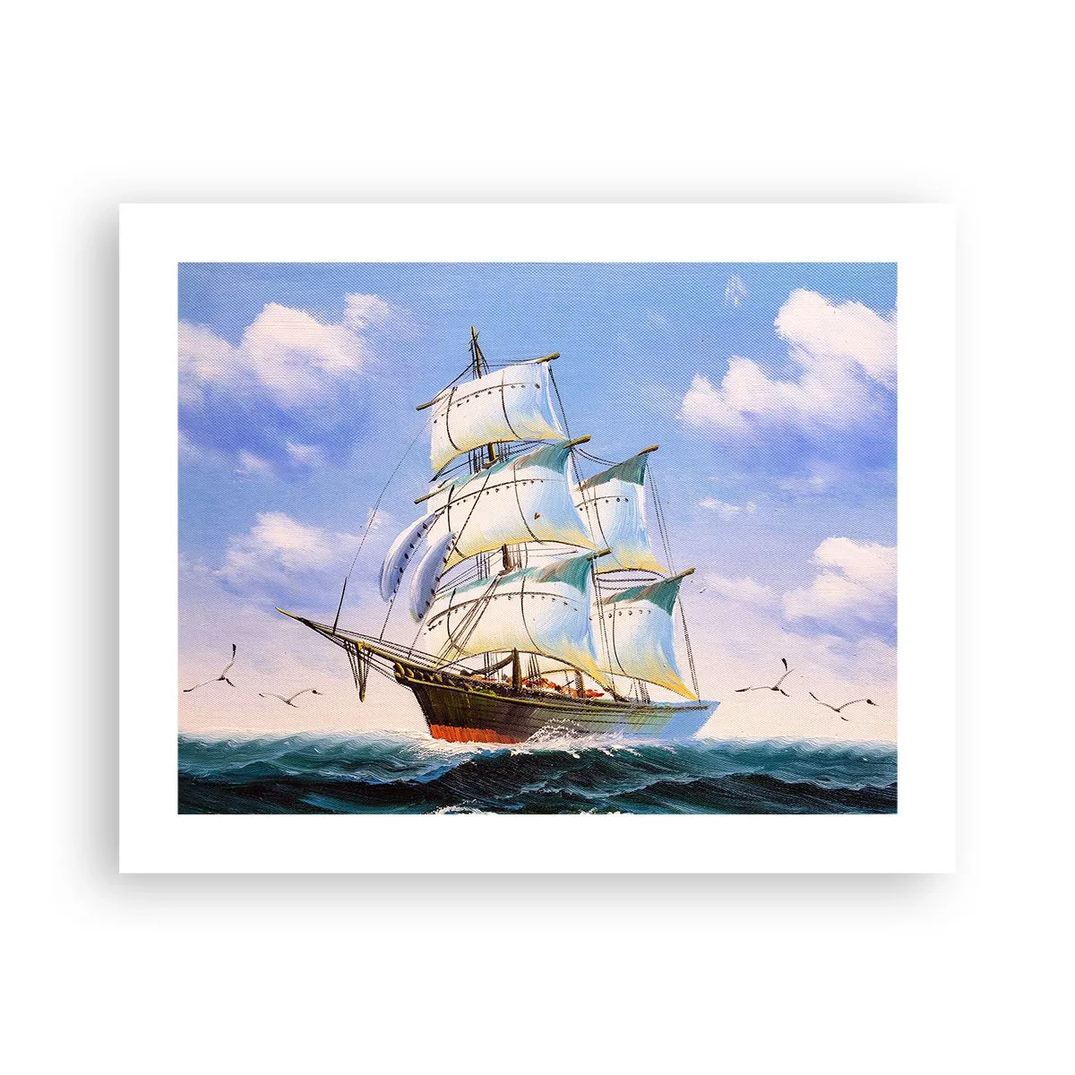 Plagát - Hrdo s vetrom - 50x40 cm