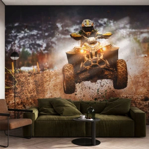 Fototapeta na mieru Premium Sand - No risk no fun - Šport, Quad, Závod