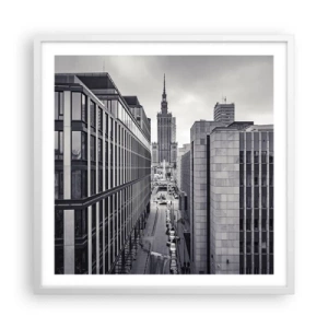 Plagát v bielom ráme - Varšavské údolie - 60x60 cm