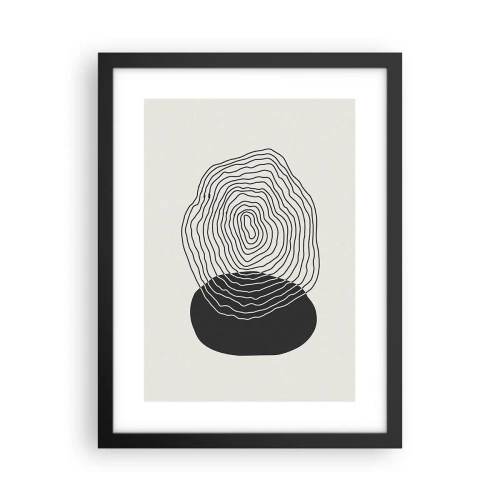 Plagát v čiernom ráme - Trvanie a kmitanie - 30x40 cm