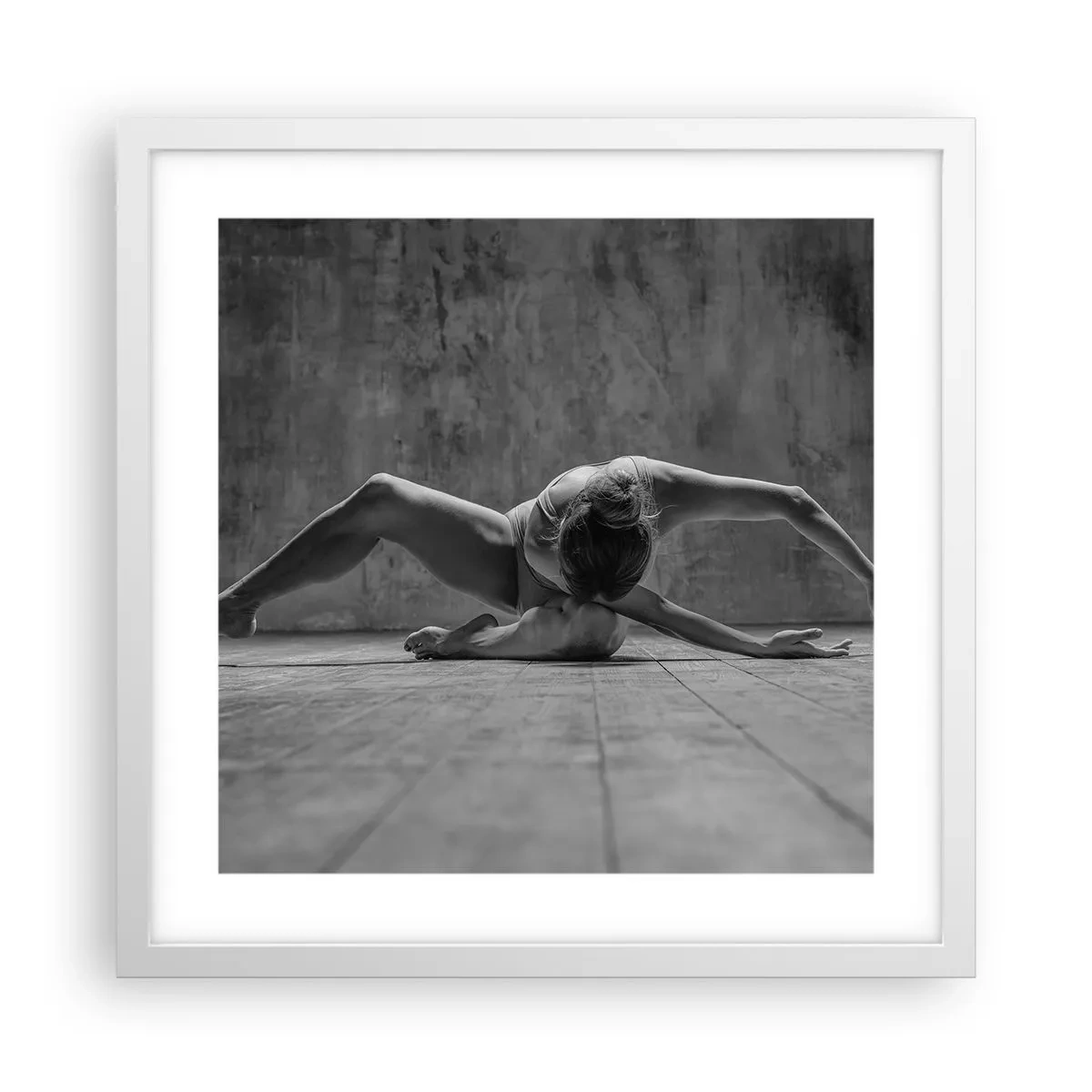 Plagát v bielom ráme - Nájdená symetria - 40x40 cm