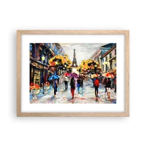 Plagát v ráme zo svetlého duba - Na jeseň obzvlášť krásny - 40x30 cm