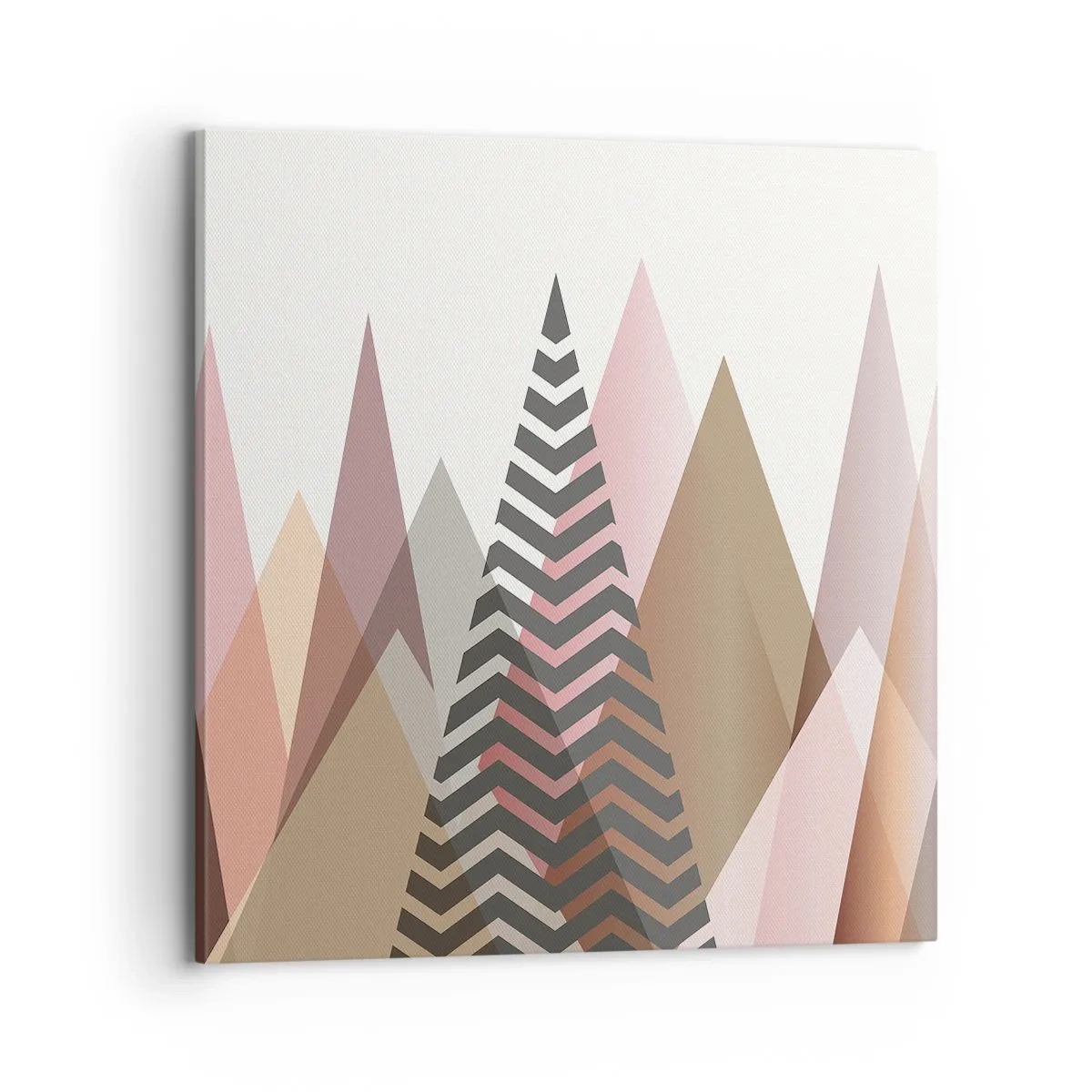 Obraz na plátne - Pyramidálny pohľad - 70x70 cm