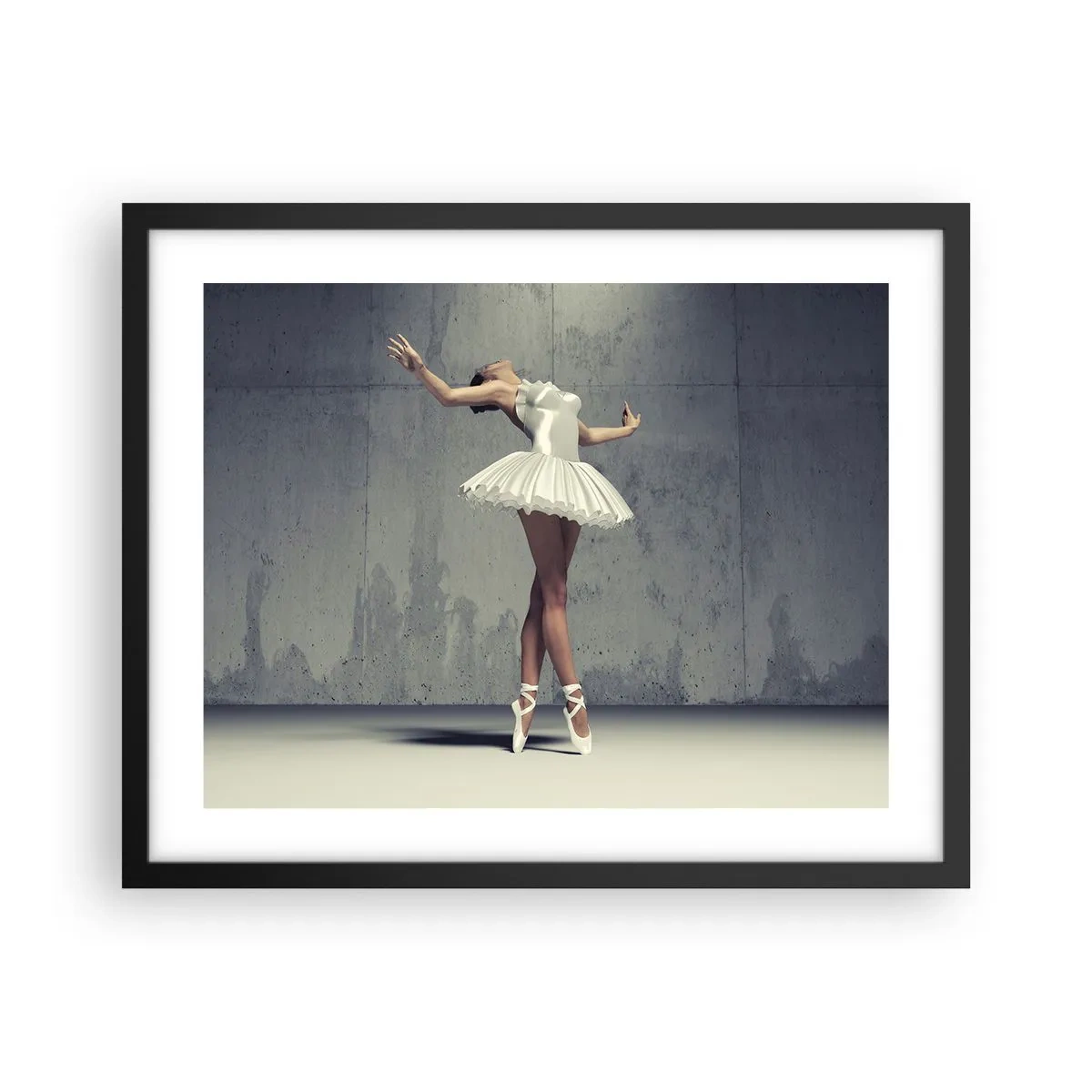 Plagát v čiernom ráme - Ľahko ako vták - 50x40 cm