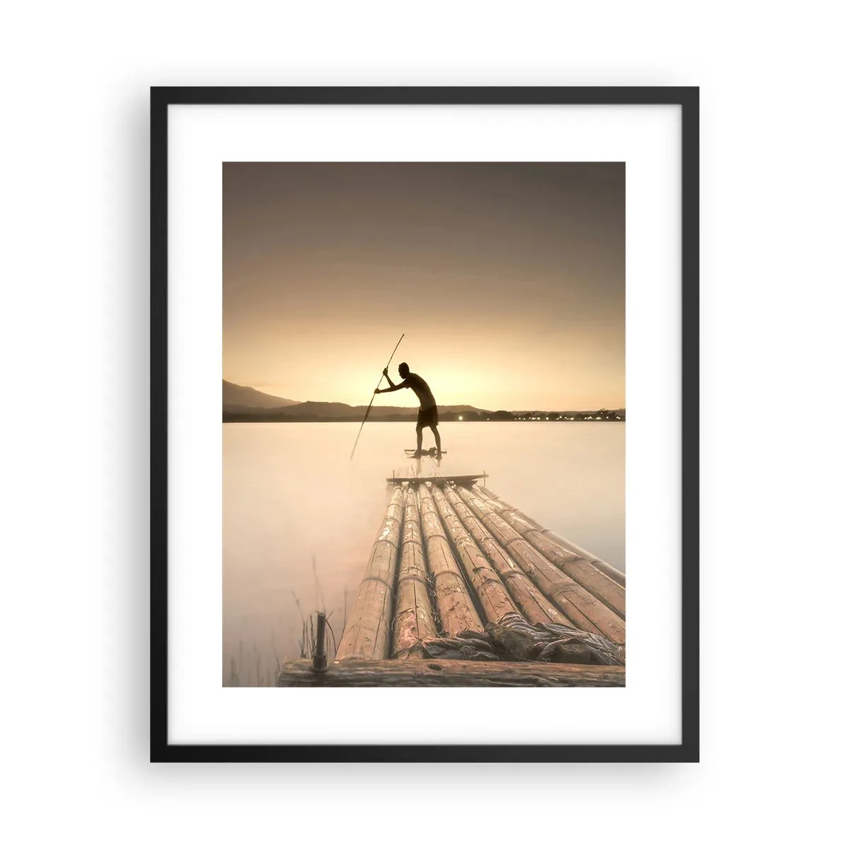 Plagát v čiernom ráme - Pred odpočinkom - 40x50 cm