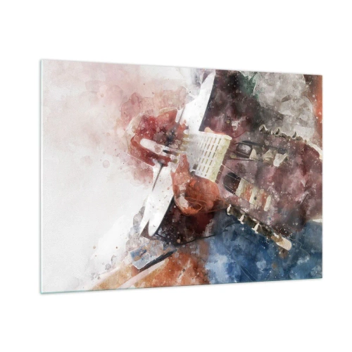 Obraz na skle - Čo si o tom myslíš? - 100x70 cm