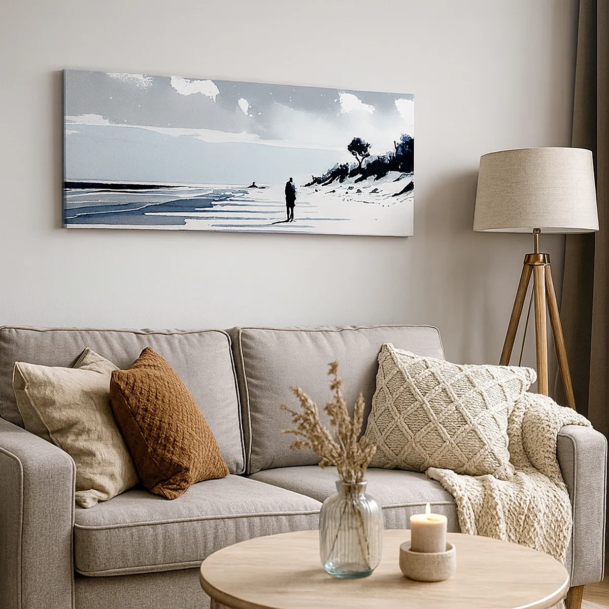 Obraz na plátne - O samote - 30x30 cm