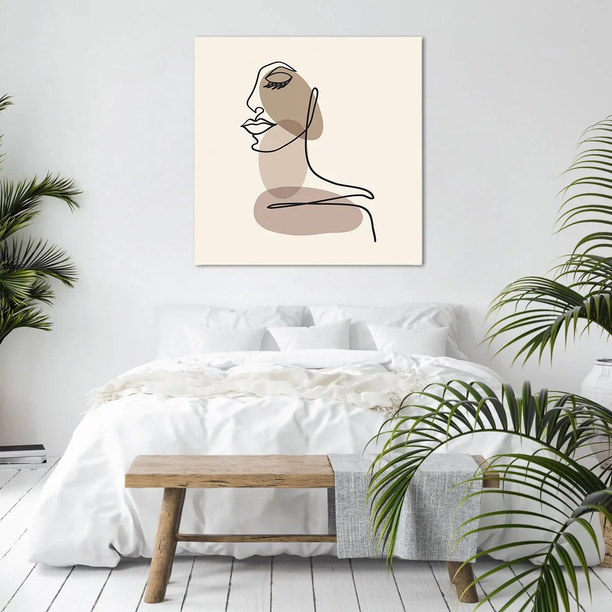Obraz na plátne - Určitá línia krásy - 50x50 cm