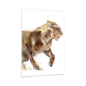 Obraz na skle - Divoká elegancia - 50x70 cm