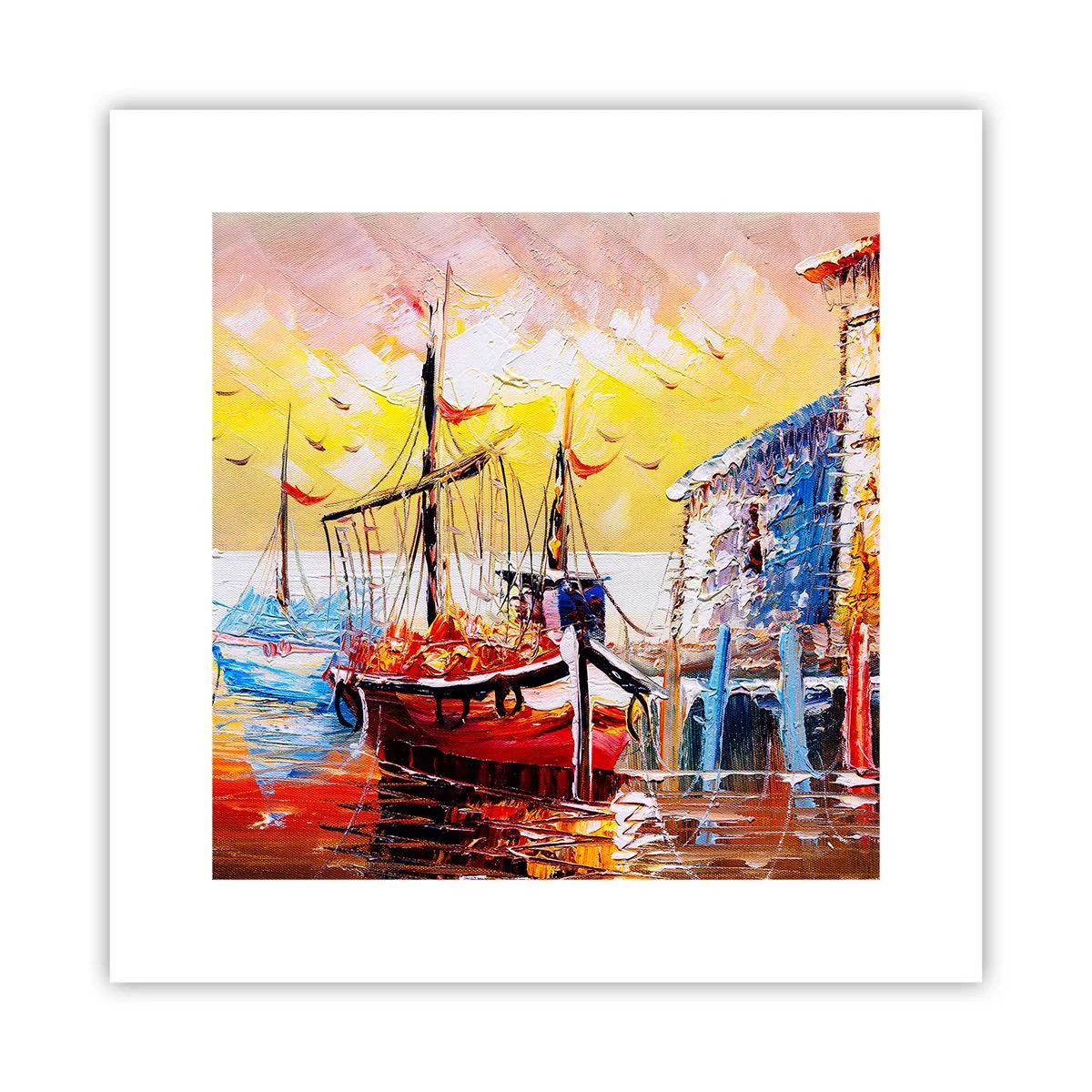 Plagát - Šťastný návrat - 30x30 cm