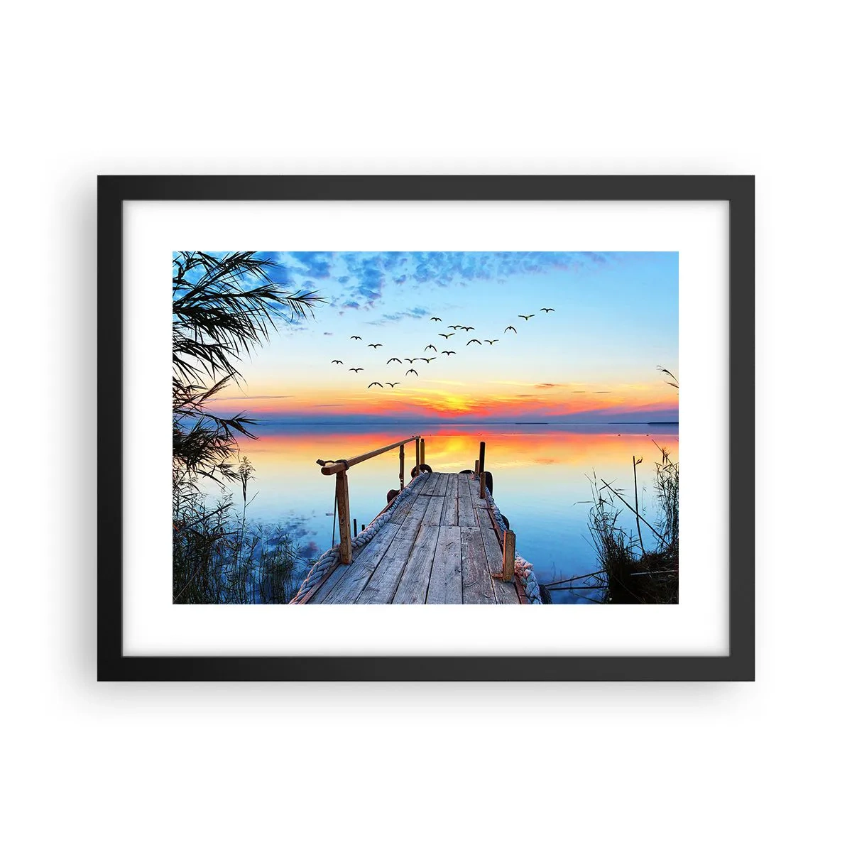Plagát v čiernom ráme - Je čas isť späť… - 40x30 cm