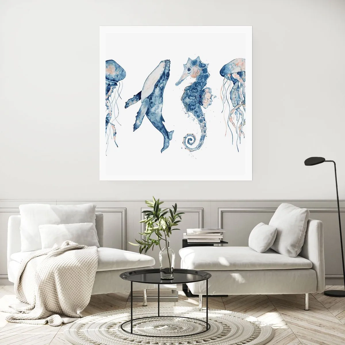 Plagát - Morská divočina - 30x30 cm