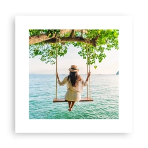 Plagát - Život je krásny - 30x30 cm