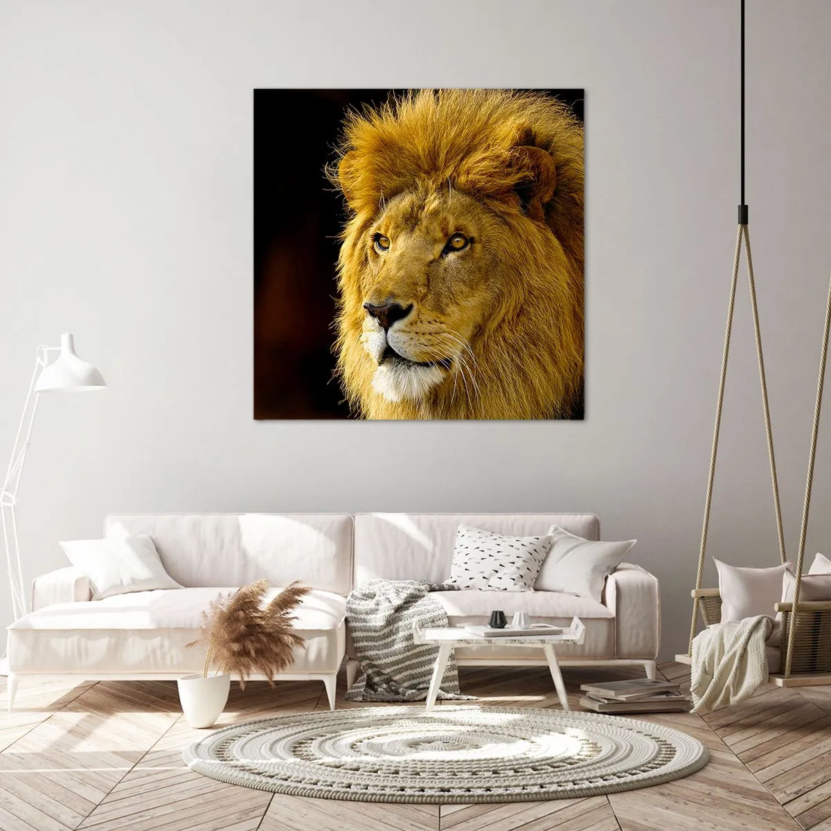 Obraz na plátne - Portrét kráľa - 40x40 cm