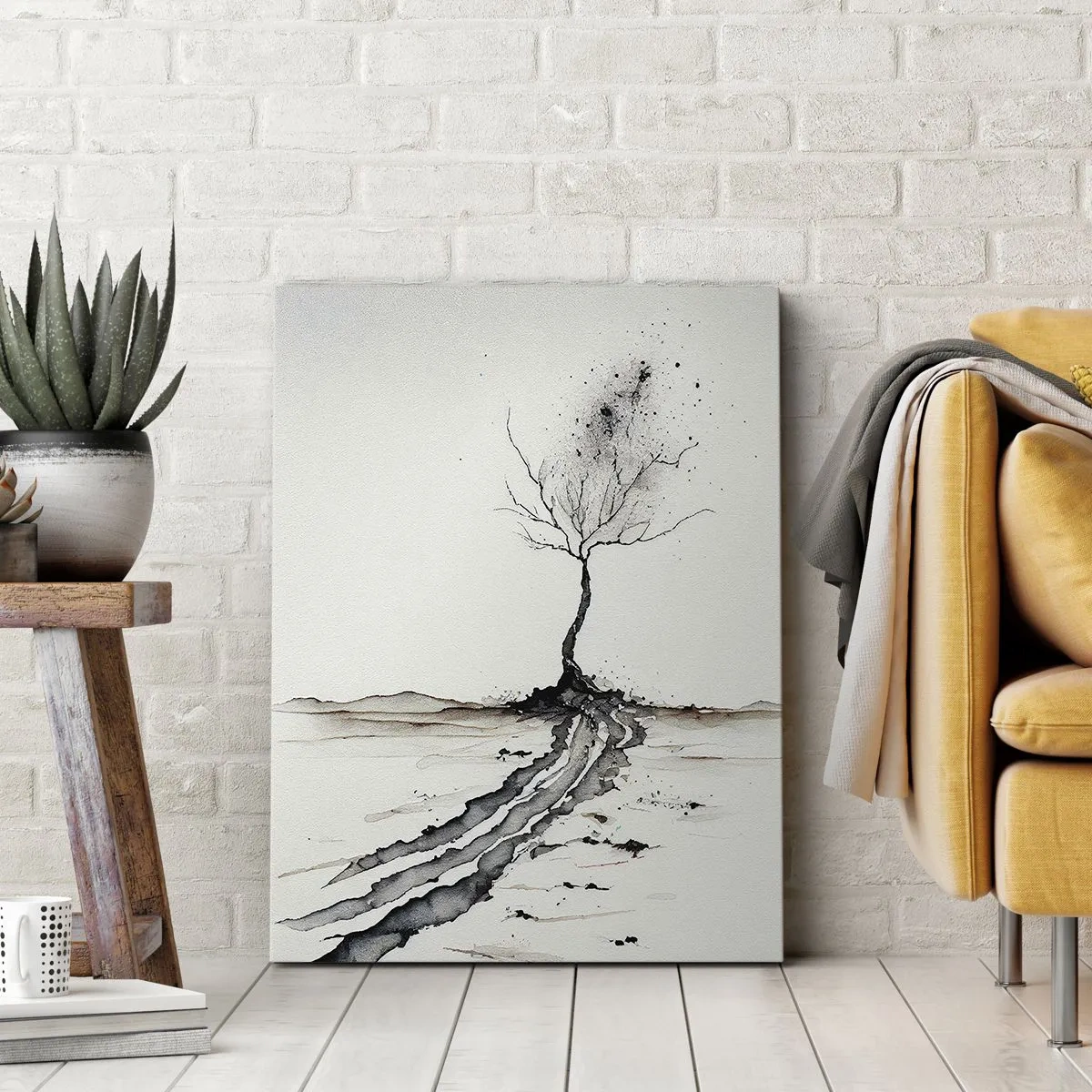 Obraz na plátne - Zimná melanchólia - 45x80 cm