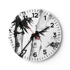 Nástenné hodiny - Blízky záber na orient - 30x30 cm