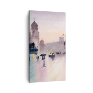 Obraz na plátne - V daždivom opare - 45x80 cm