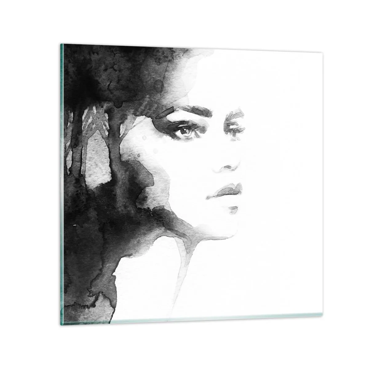 Obraz na skle - Vytvorená z tajomstva a hmly - 40x40 cm