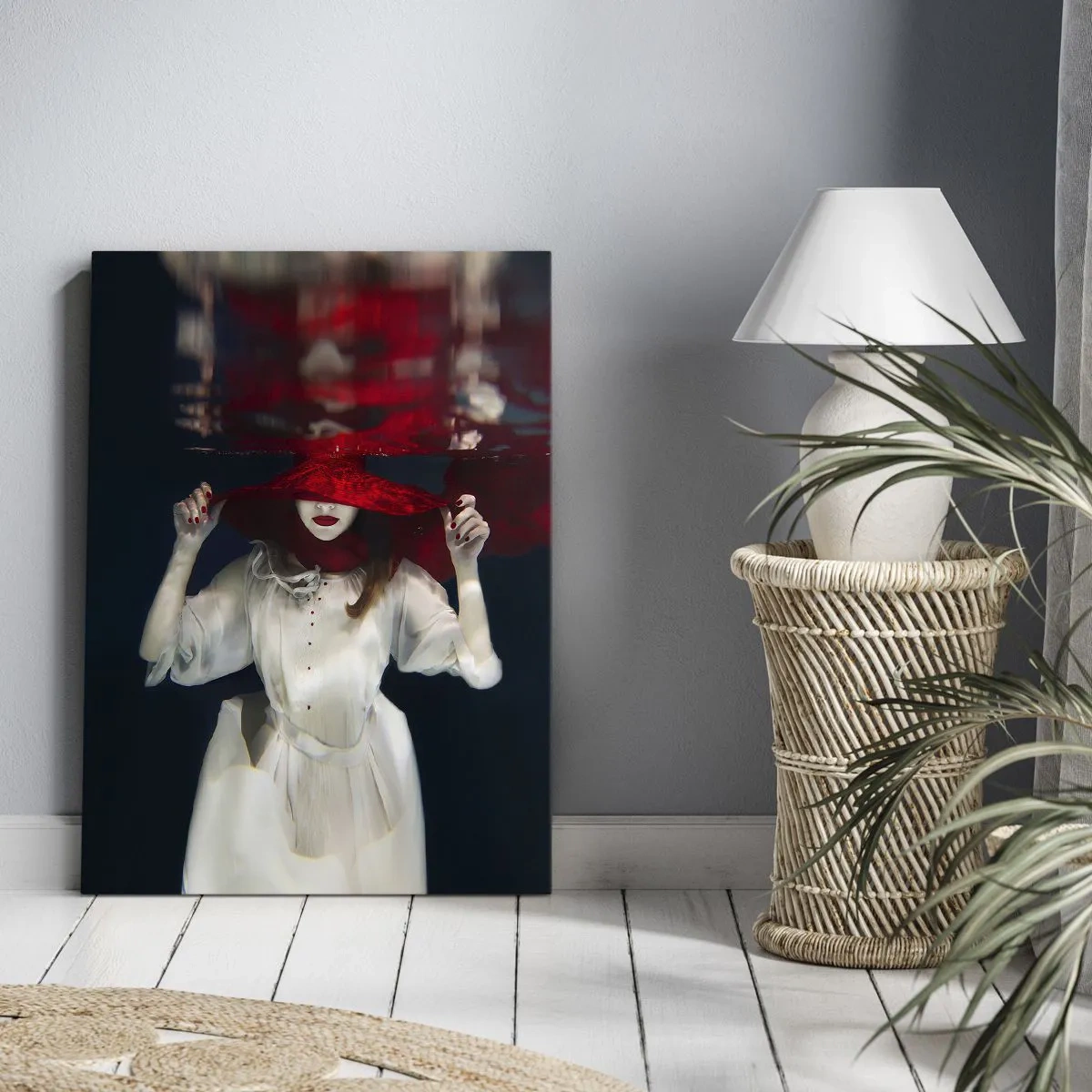 Obraz na plátne - Divoženka - 55x100 cm