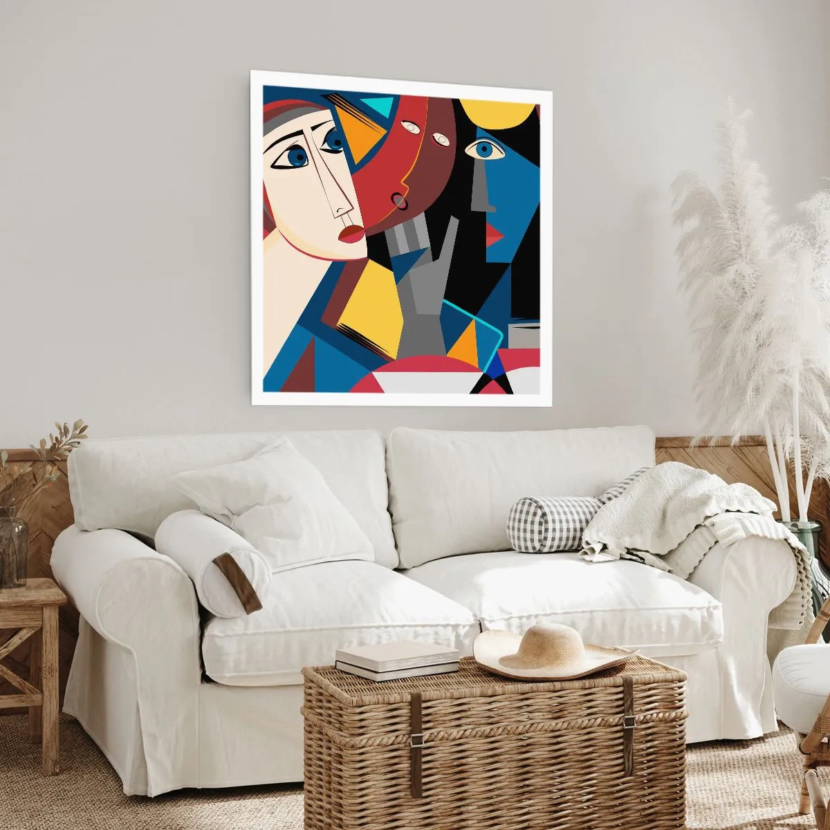 Plagát - Konverzácia kubistov - 60x60 cm