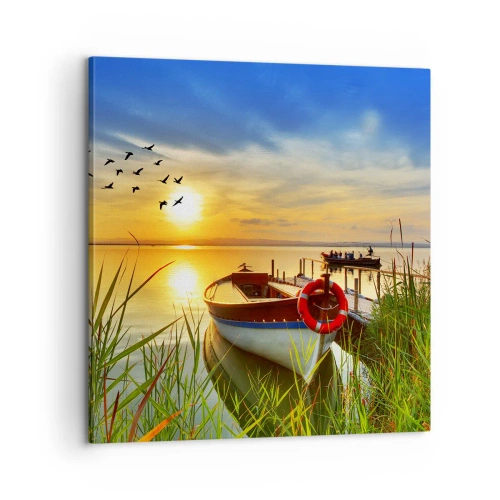 Obraz na plátne - Kormorány už odlietajú - 60x60 cm