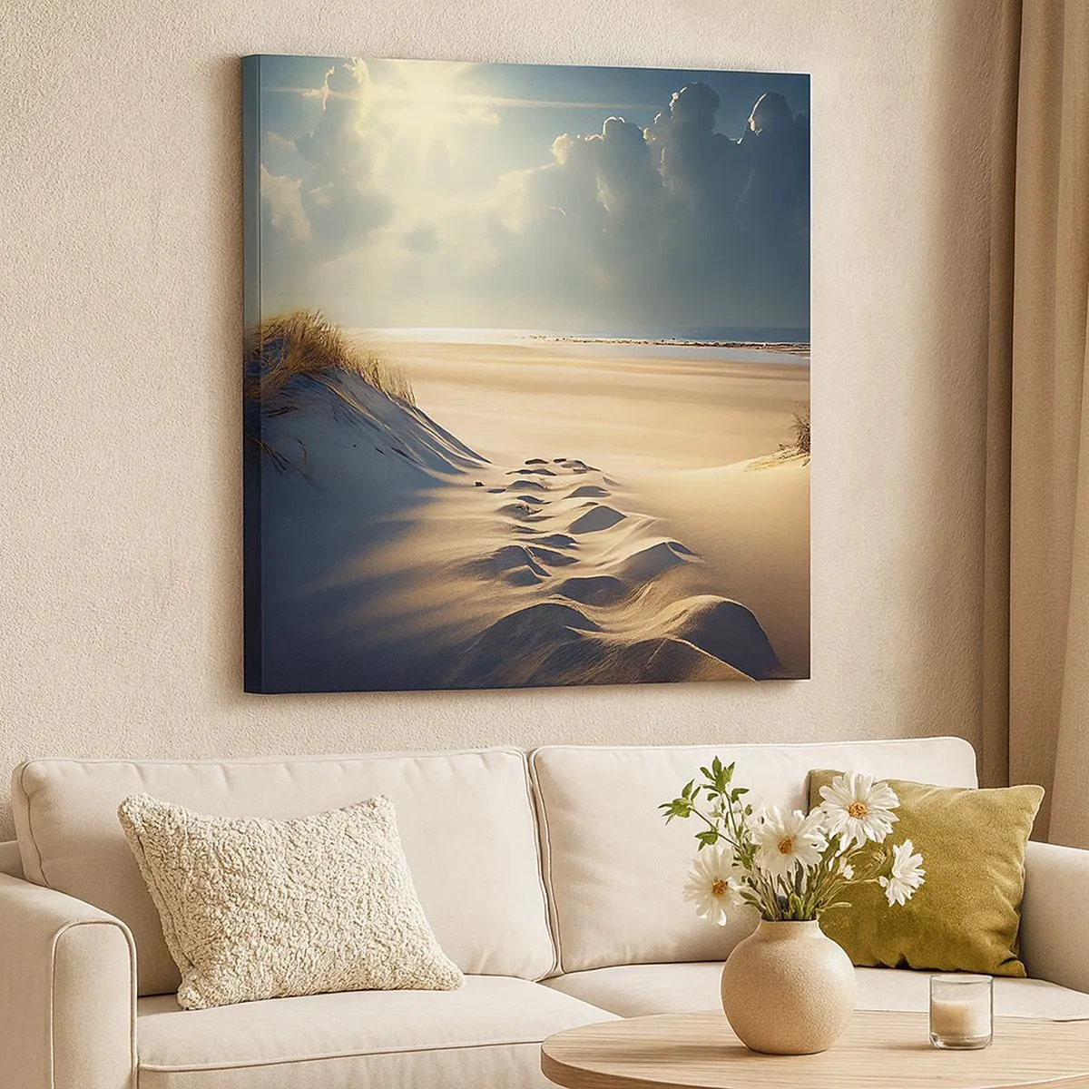 Obraz na plátne - Upokojujúca krajina - 30x30 cm