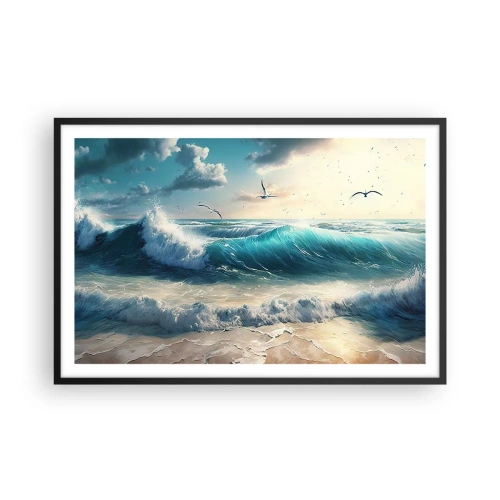 Plagát v čiernom ráme - Šušťanie len pre teba - 91x61 cm