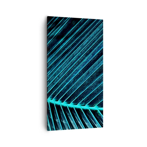 Obraz na plátne - Textúra zelene - 55x100 cm