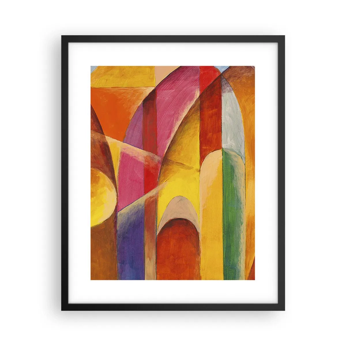 Plagát v čiernom ráme - Katedrála slnka - 40x50 cm