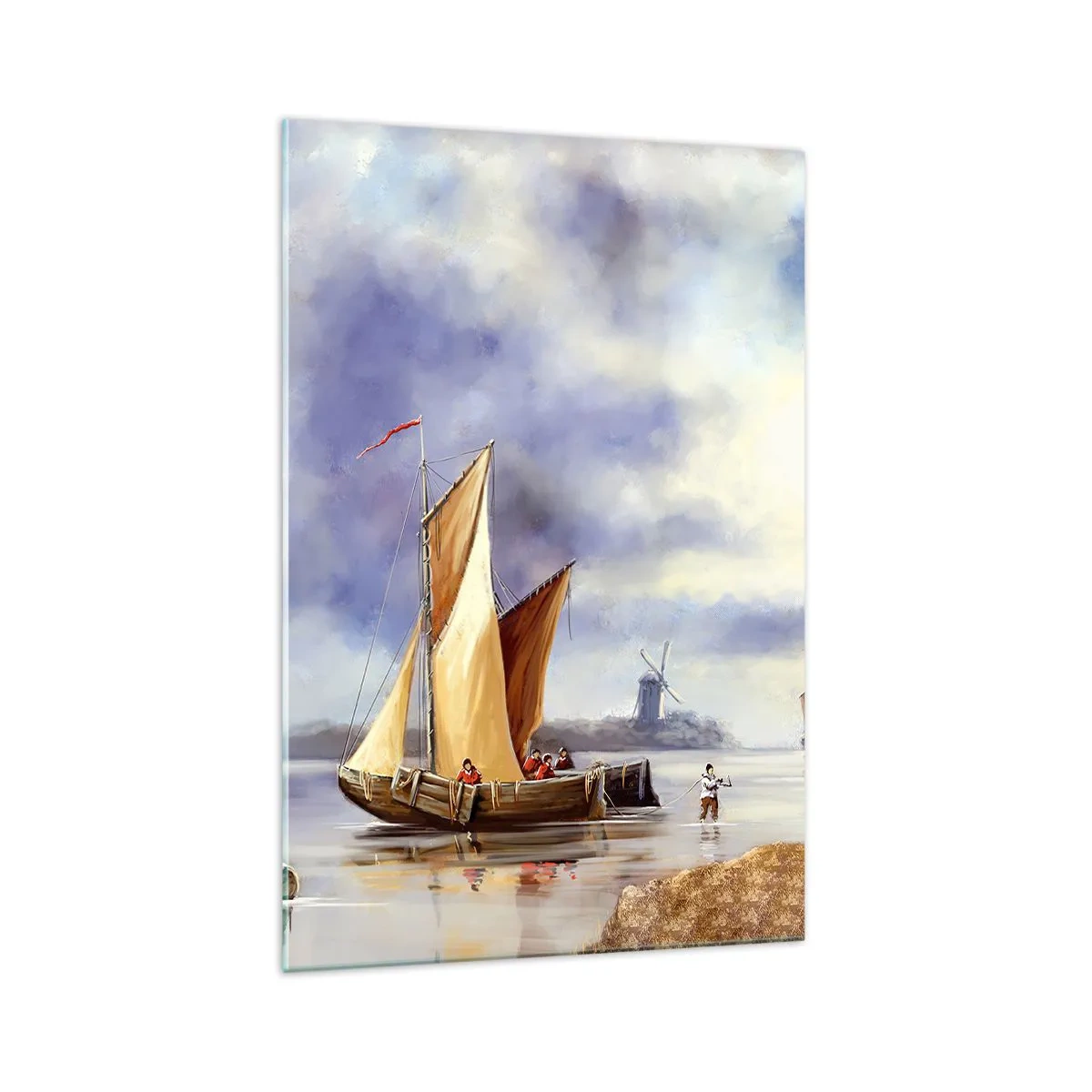 Obraz na skle - Návrat námorníkov - 70x100 cm