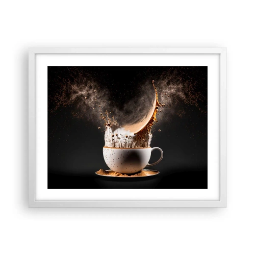 Plagát v bielom ráme - Explózia chuti - 50x40 cm
