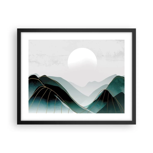 Plagát v čiernom ráme - V plnom majestáte - 50x40 cm