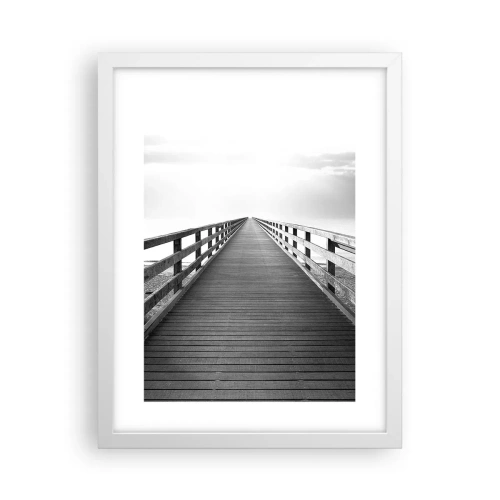 Plagát v bielom ráme - Do diaľky… - 30x40 cm