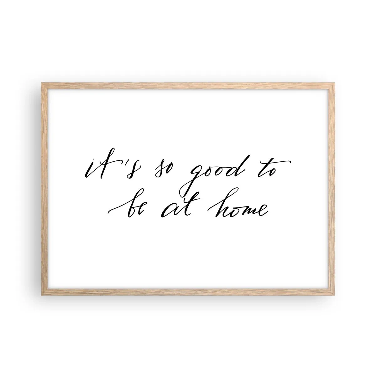 Plagát v ráme zo svetlého duba - Celá pravda - 70x50 cm