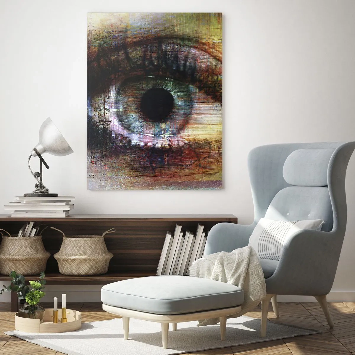 Obraz na skle - Možno sa pozrieť do duše - 50x70 cm